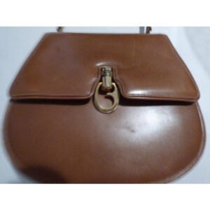 Gucci Vintage Pursesdesigner Purses Supple Caramel Brown Leather Satchel | AlmaBagz