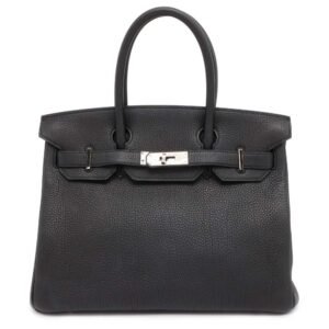HERMES [For business meetings at Shinsaibashi Main Store] Birkin Black Togo Leather Size 30 | AlmaBagz