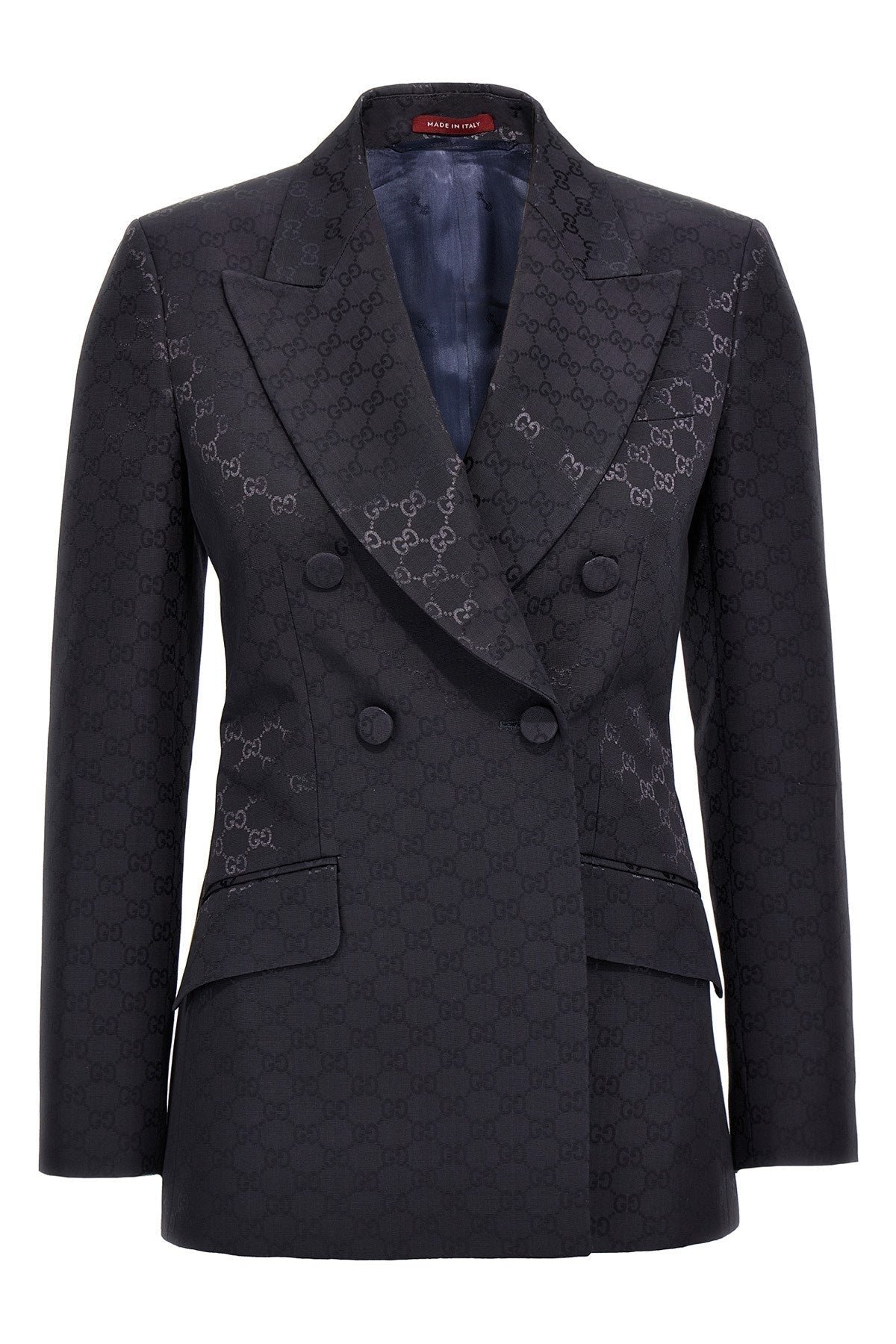 Gucci Women 'Gg' Double-Breasted Blazer | AlmaBagz