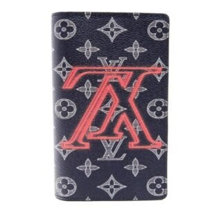 Louis Vuitton Brazza Wallet Monogram Upside Down Canvas Infrarouge Initials | AlmaBagz