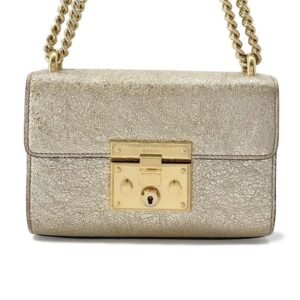 GUCCI ChainShoulder Gold 409487 Leather | AlmaBagz