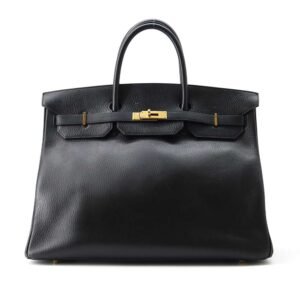 HERMES Birkin Black Ardennes Leather Size 40 | AlmaBagz