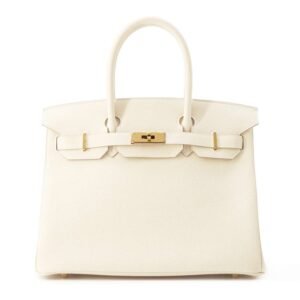 HERMES Birkin Craie Togo Leather Size 30 | AlmaBagz