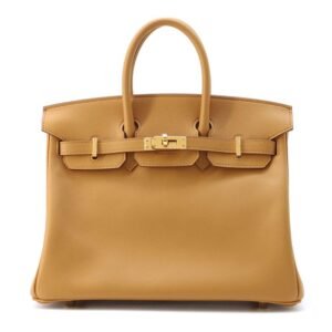 HERMES Birkin Sesame Swift Leather Size 25 | AlmaBagz