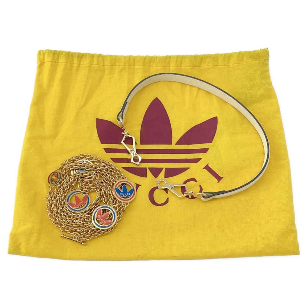 GUCCI Adidas Horsebit1955 White/Black 722009 Leather Size Small | AlmaBagz - Image 13