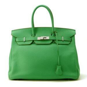 HERMES Birkin Bamboo Taurillon Clemence Size 35 | AlmaBagz