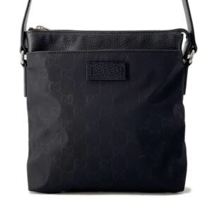 GUCCI GG Shoulder Bag Black 510339 Nylon | AlmaBagz