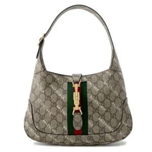 GUCCI Hacker Project Jackie 1961 Shoulder Bag Beige 636706 GG SupremeCanvas | AlmaBagz