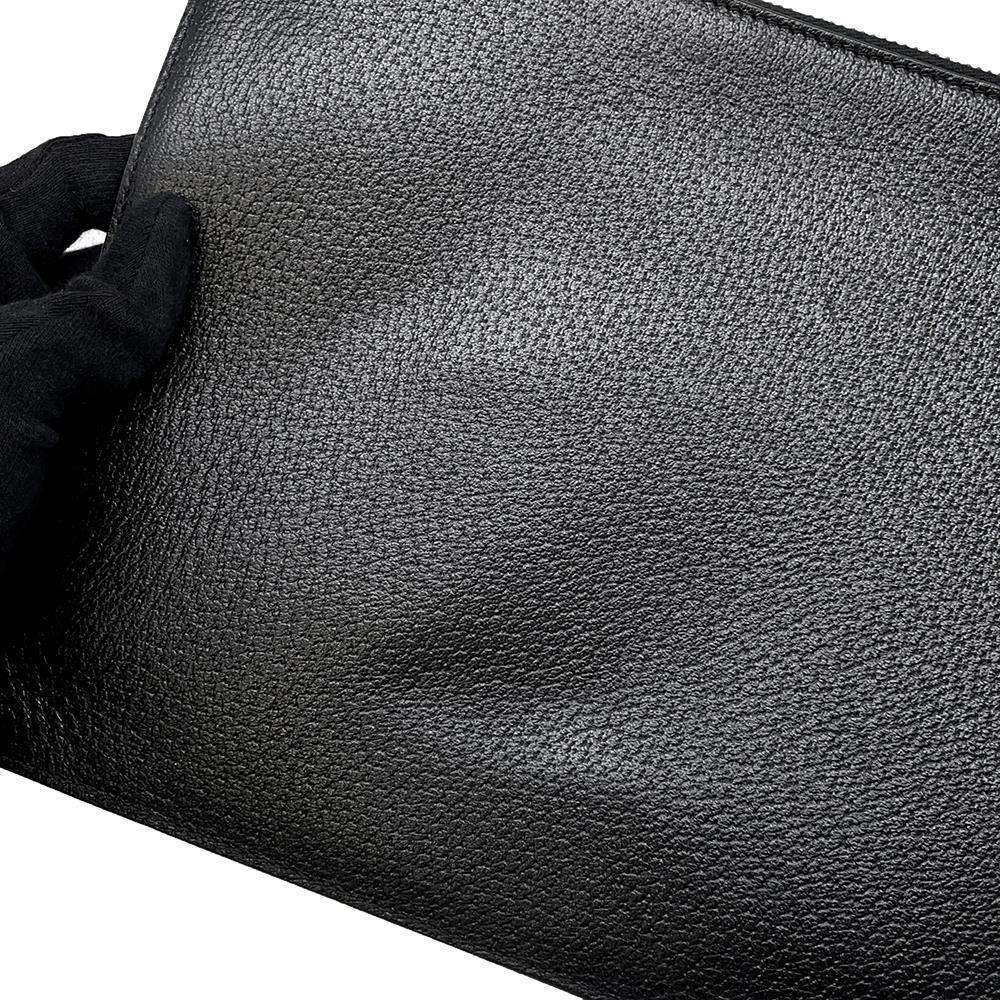 GUCCI Animalier BEE Clutch Bag Black 523684 Leather | AlmaBagz - Image 7