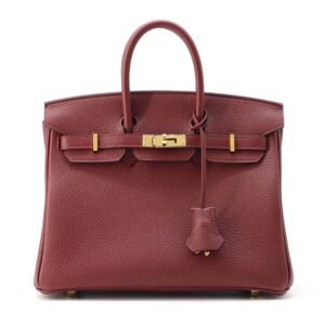 HERMES Birkin Rouge H Togo Leather Size 25 | AlmaBagz