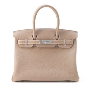 HERMES Birkin Etoupe Togo Leather Size 30 | AlmaBagz