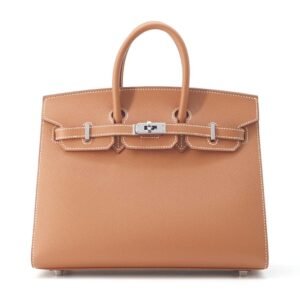 HERMES Birkin Sellier Gold Epsom Size 25 | AlmaBagz