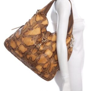 Gucci Vintage Jackie Python Hobo | AlmaBagz