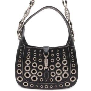 GUCCI Jackie 1961 2wayBag HA HA HACollaboration Black 703744 Leather Size Small | AlmaBagz