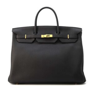 HERMES Birkin Black Togo Leather Size 40 | AlmaBagz