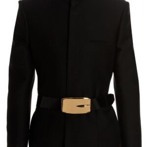 Gucci Men Mandarin Collar Blazer Jacket | AlmaBagz
