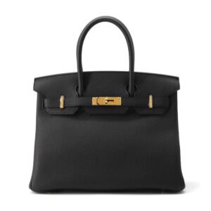 HERMES Birkin Black Togo Leather Size 30 | AlmaBagz