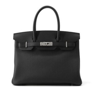 HERMES Birkin Black Togo Leather Size 30 | AlmaBagz