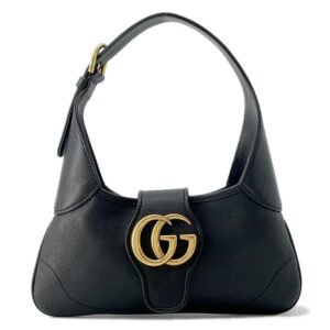 GUCCI GG Marmont Aphrodite 2WAY Shoulder Bag Black 735106 Leather | AlmaBagz