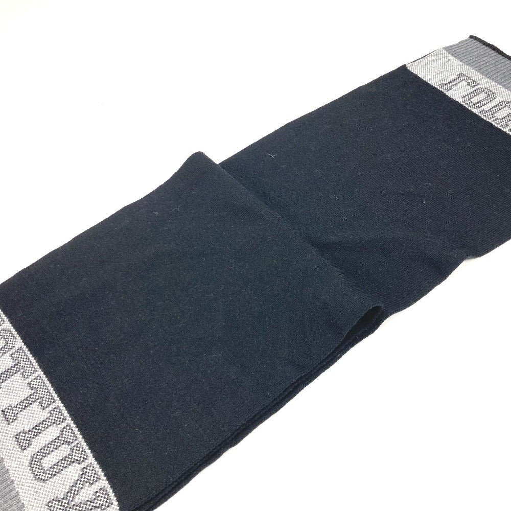 LOUIS VUITTON Scarf M71234 wool black Echarpe Louis logo scarf | AlmaBagz - Image 7