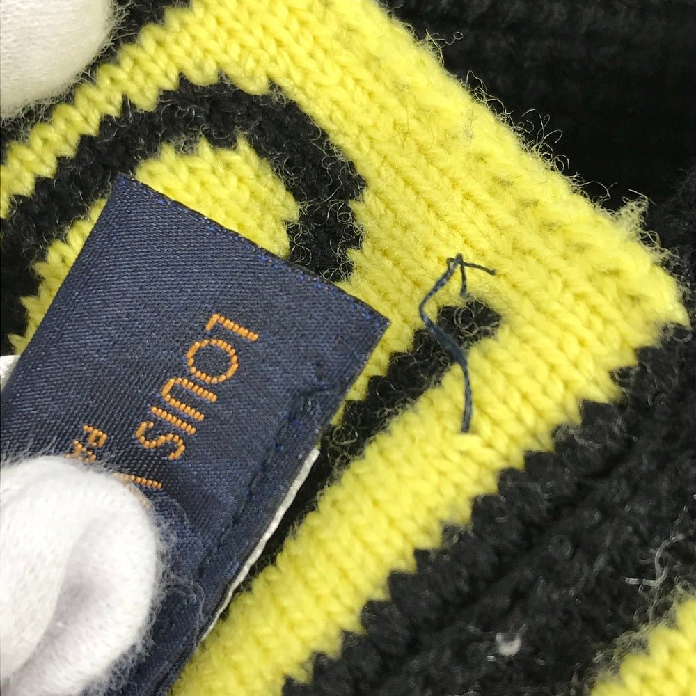 LOUIS VUITTON Scarf MP2238 wool black Snood logo | AlmaBagz - Image 13