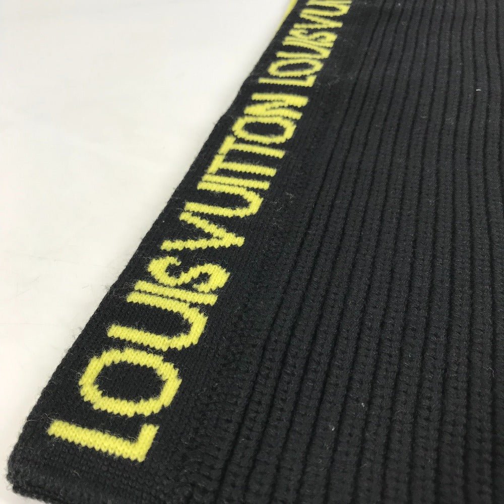 LOUIS VUITTON Scarf MP2238 wool black Snood logo | AlmaBagz - Image 2