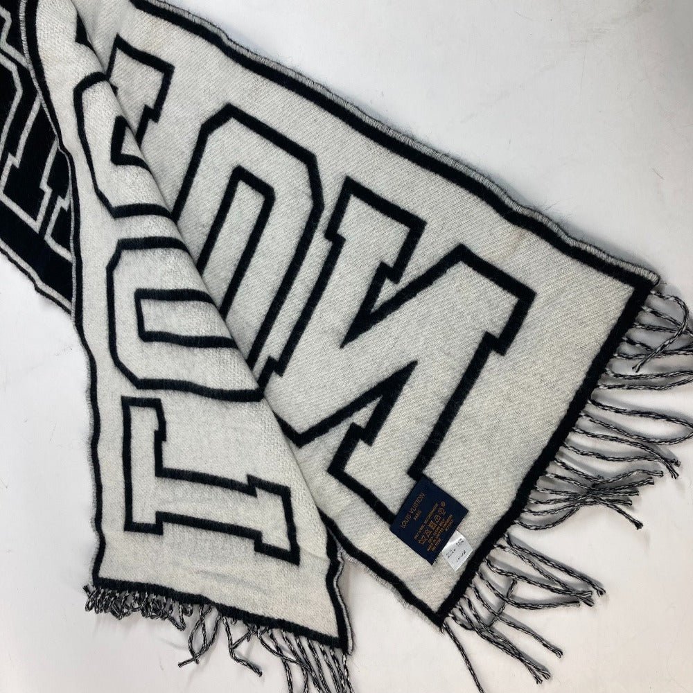 LOUIS VUITTON Scarf M71317 Wool, Cashmere black Echarpe City | AlmaBagz - Image 7