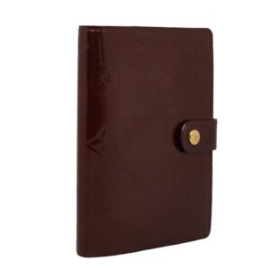 Louis Vuitton Monogram Verney Agenda PM Handbook Cover R21072 Amarant Brown Pearl Patent Leather  Louis Vuitton | AlmaBagz