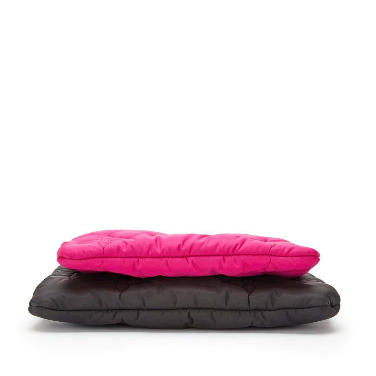 Louis Vuitton Pink and Black Monogram Econyl Nylon Maxi Multi Pochette Gold Hardware | AlmaBagz - Image 6