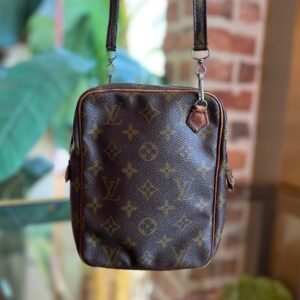 LOUIS VUITTON Amazone Mini Brown Monogram Canvas Vintage Crossbody Bag | AlmaBagz