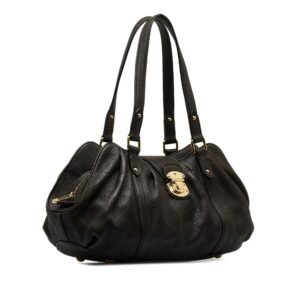 LOUIS VUITTON Monogram Mahina Lunar PM Shoulder Bag | AlmaBagz