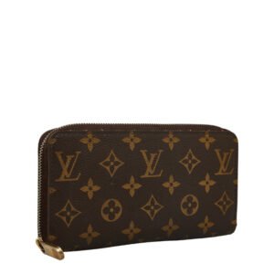 Louis Vuitton Monograms Jeep Wallet Round Fassner Long Wallet M60017 Brown PVC Leather Ladies Louis Vuitton | AlmaBagz