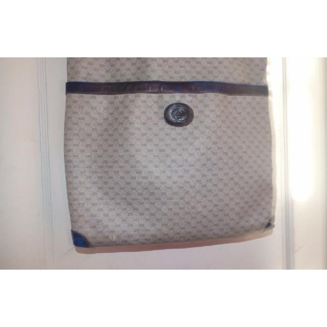 Gucci Vintage Pursesdesigner Purses Shades Of Blue Coated Canvas With Small G Logoleatherrednavy Str | AlmaBagz