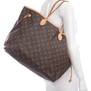 Louis Vuitton 2012 Brown Monogram Neverfull GM Tote | AlmaBagz