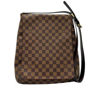 Louis Vuitton Damier Canvas Ebene Damier Canvas Shoulder Bag | AlmaBagz
