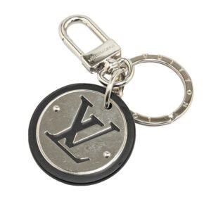 Louis Vuitton Leather Metal Keyring | AlmaBagz