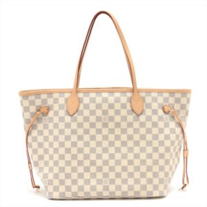 Louis Vuitton Neverfull MM Damier Azur | AlmaBagz