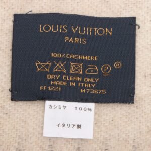 Louis Vuitton Reykjavik Cashmere Scarf Beige Gradient | AlmaBagz