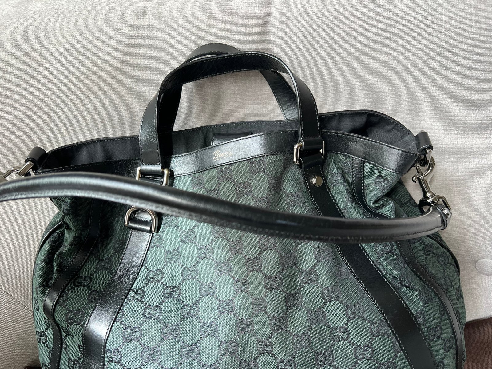 Gucci Abbey Convertible GG Canvas Tote | AlmaBagz - Image 6