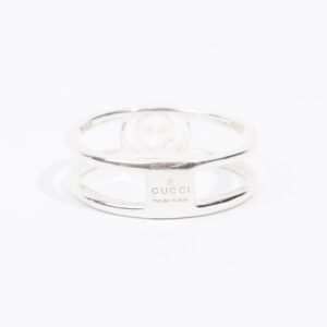 Gucci Interlocking G Ring Silver Silver Sterling 15 | AlmaBagz