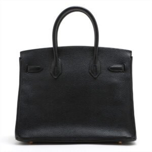 Hermes Birkin 30 Ardennes Black - Stamp E Square | AlmaBagz
