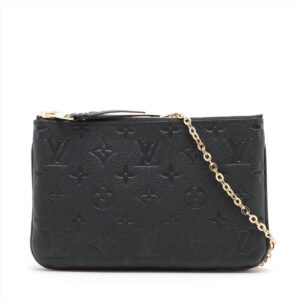 Louis Vuitton Double Zip Monogram Empreinte Pochette Bag | AlmaBagz