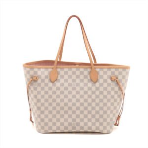 Louis Vuitton Damier Azur Neverfull MM Shoulder Bag | AlmaBagz