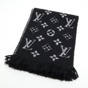Louis Vuitton Eshal Progomania Black Scarf | AlmaBagz
