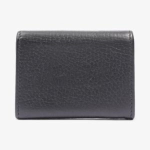 Gucci GG Marmont Trifold Wallet Black Leather | AlmaBagz
