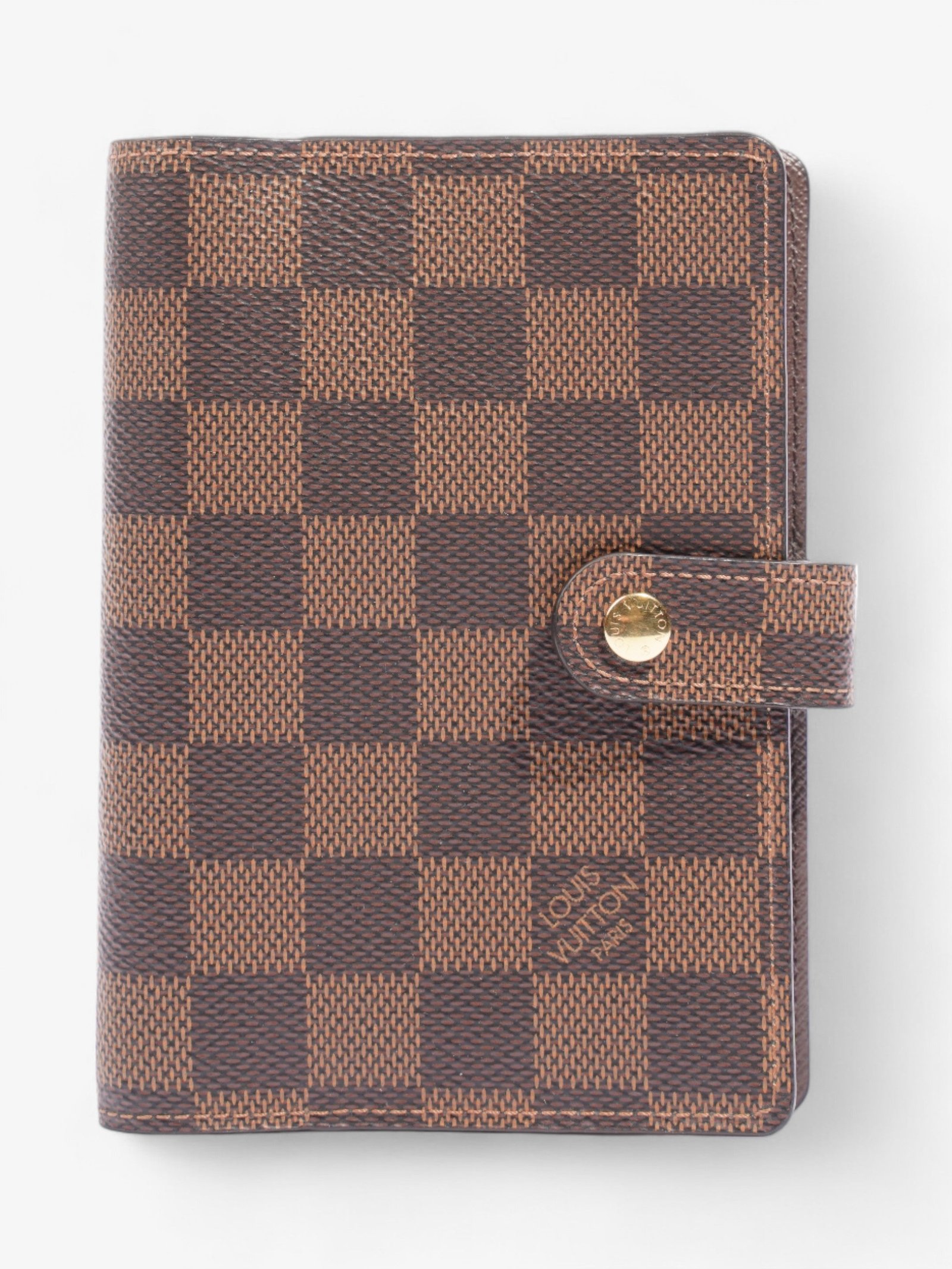 Louis Vuitton Small Ring Agenda Damier Ebene Coated Canvas | AlmaBagz - Image 5