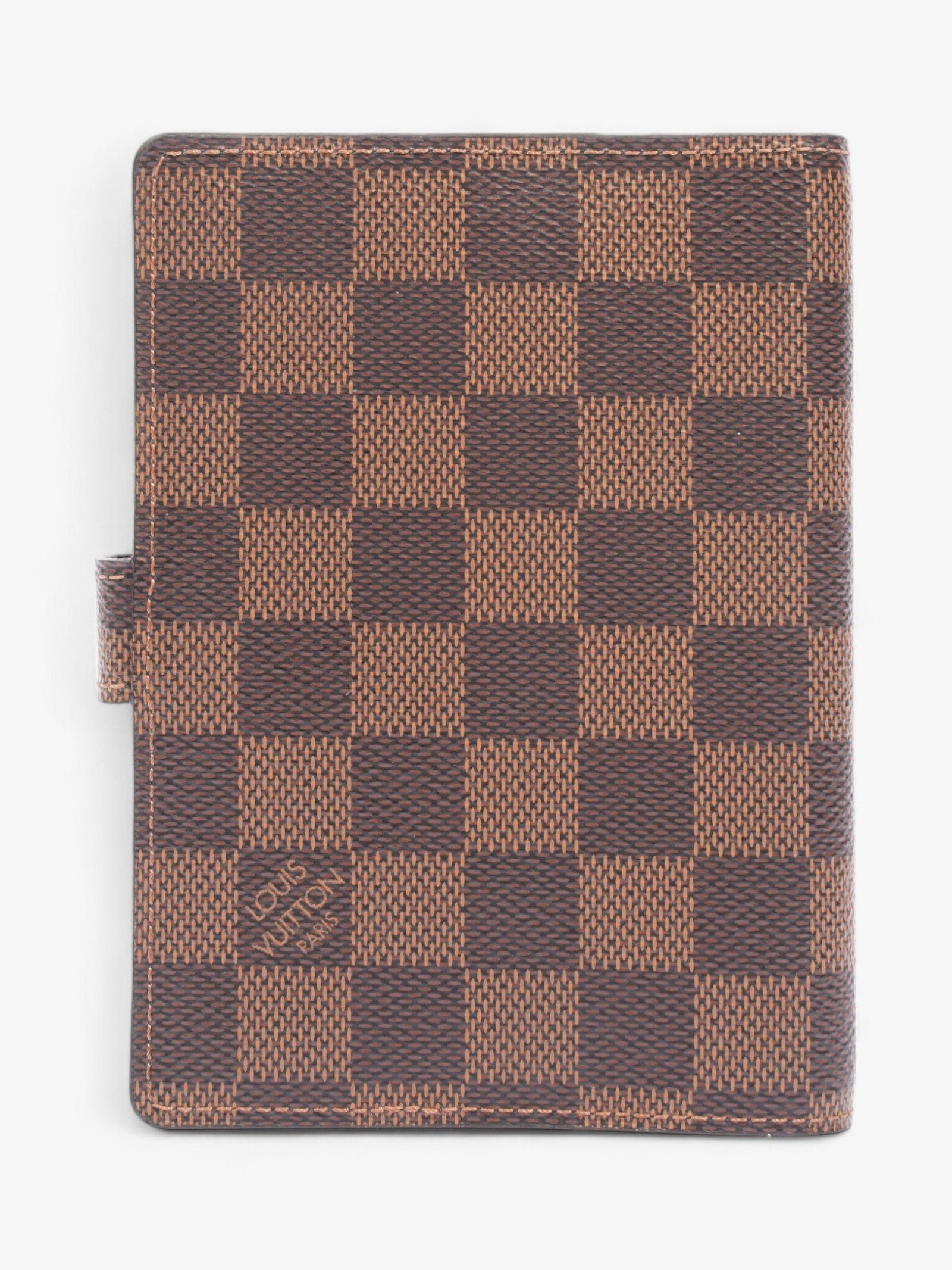 Louis Vuitton Small Ring Agenda Damier Ebene Coated Canvas | AlmaBagz