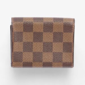 Louis Vuitton Card Case Damier Ebene Coated Canvas | AlmaBagz