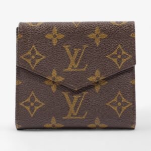 Louis Vuitton Compact Wallet Monogram Coated Canvas | AlmaBagz