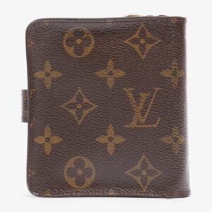 Louis Vuitton Compact Wallet Monogram Coated Canvas | AlmaBagz